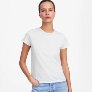 Madewell Essential Slim Tee in Lightweight Cotton Sz L Large